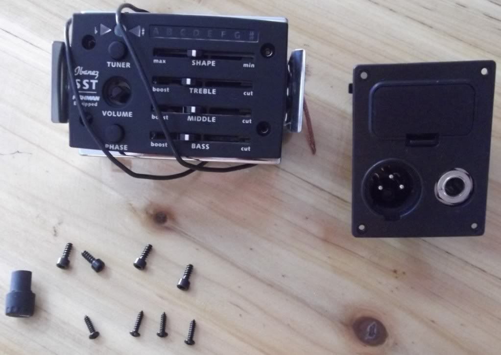 Equipped Acoustic Preamp Pickup EQ For Fishman Ibanez SST eBay