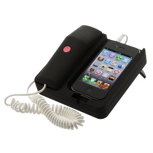 Home Office Desk Telephone Retro Phone Corded Handset Speaker For