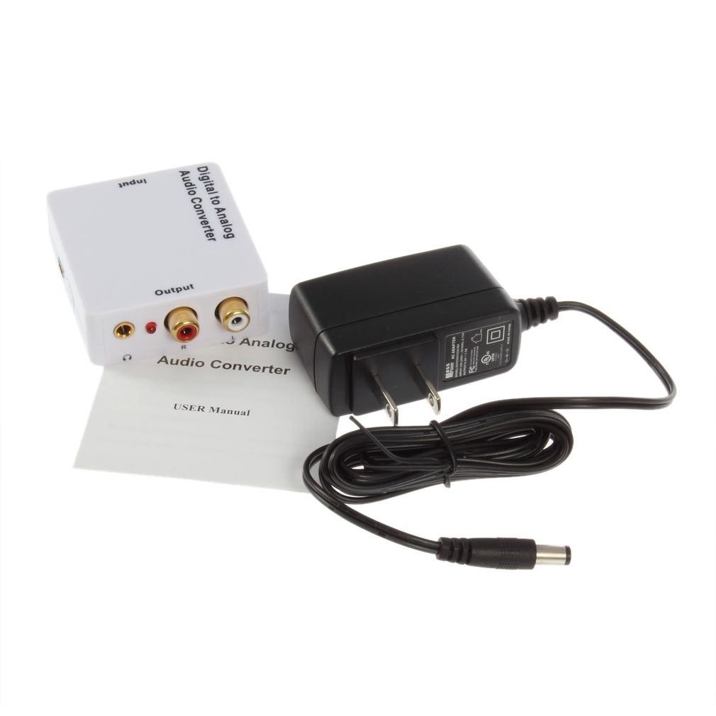 about Optical SPDIF/Coaxial Digital to RCA L/R Analog Audio Converter ...