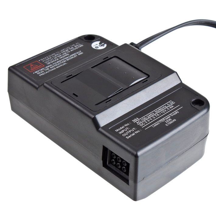 Universal AC Power Supply Cord Cable Adapter for Nintendo 64 System N64