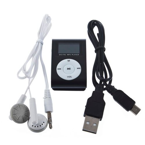  Music Store on Metal Clip Mp3 Media Music Player With Lcd Screen Support 1   16gb