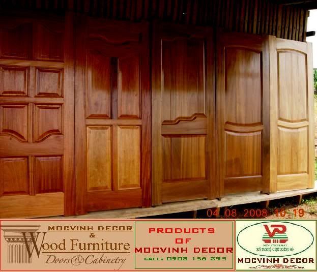 Cửa gỗ tự nhiên đã qua xử lý từ xưởng mộc – hàng đặt chất lượng, thẩm mỹ! - 6