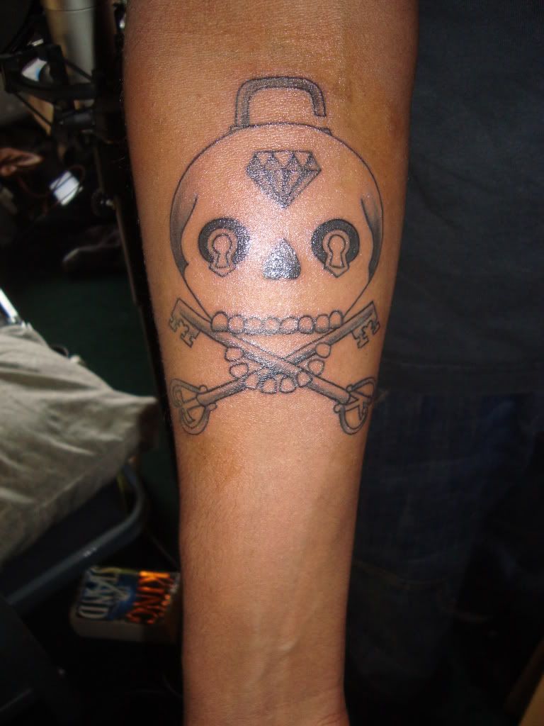 sugar skull tattoo 2009 2
