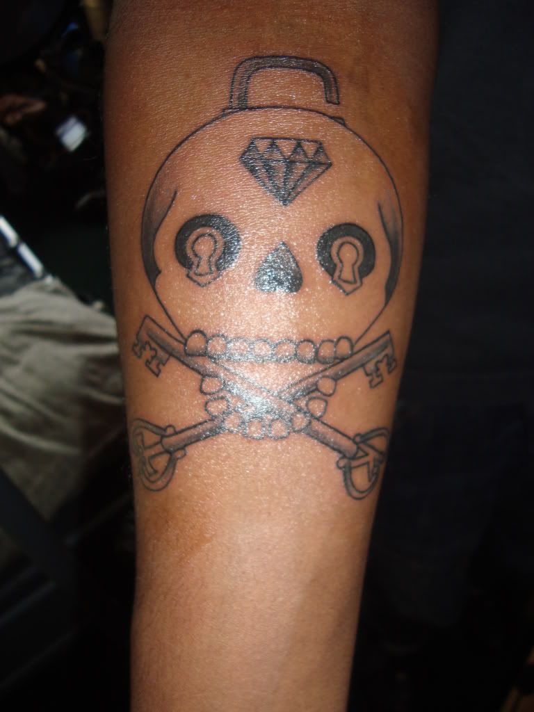 Sugar Skull tattoo 2009 Image