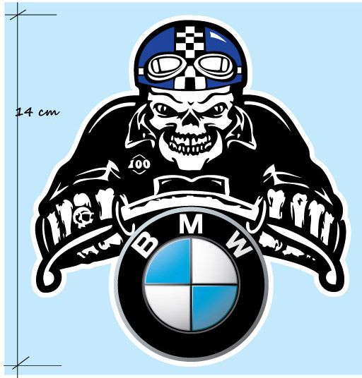 Bmw motorcycles stickers decals #2