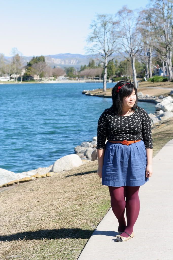 anthropologie goldfish bowl skirt. my outfit: top -- uo; skirt