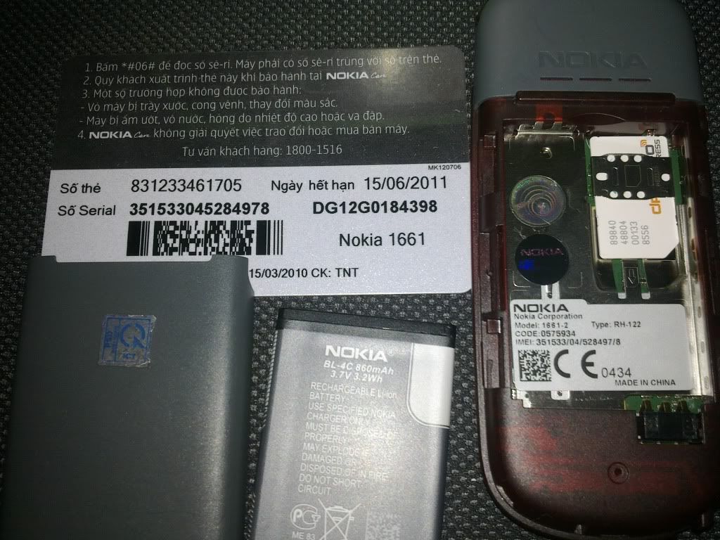 Nokia 1661 lên sàn tặng sim thần tài END:23h45p 02/07/2010 - 1
