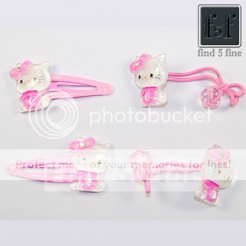 Cute Kitty 2X Elastic Hairpin + Gift Package 1728  