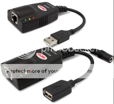 USB2.0 Extension Extender Repeater UTP Cable Cat5E 100M Y202  