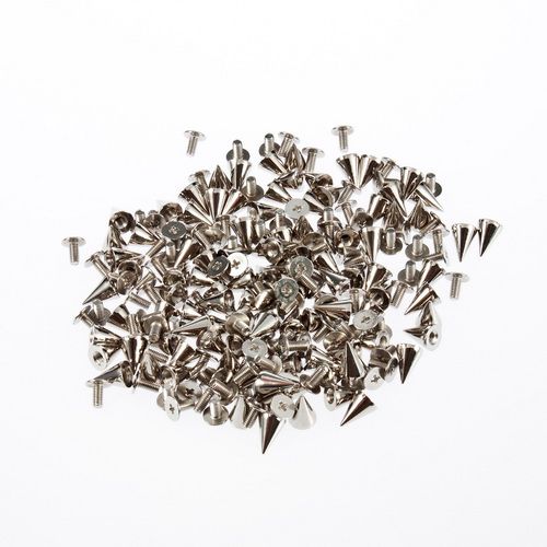 100pcs 9.5mm KEGEL Killernieten Ziernieten Nieten Spikes Spitz Gothic