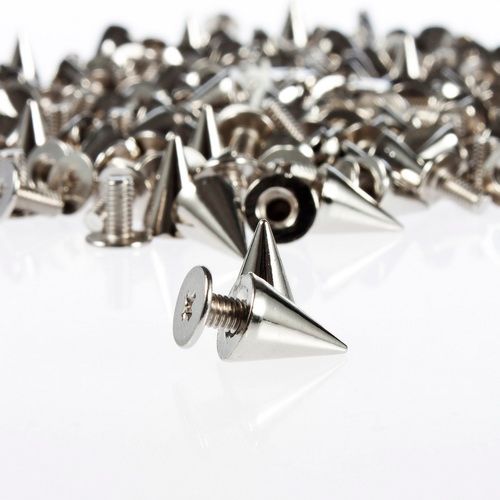 100pcs 9.5mm KEGEL Killernieten Ziernieten Nieten Spikes Spitz Gothic