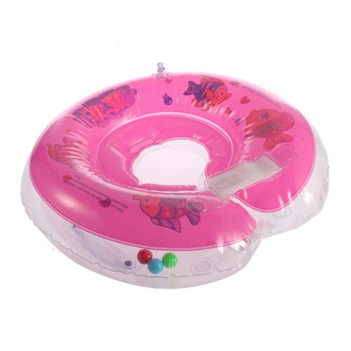 Inflatable Baby Infant Bath Swimming Neck Float Ring Swim Aids Safety ...