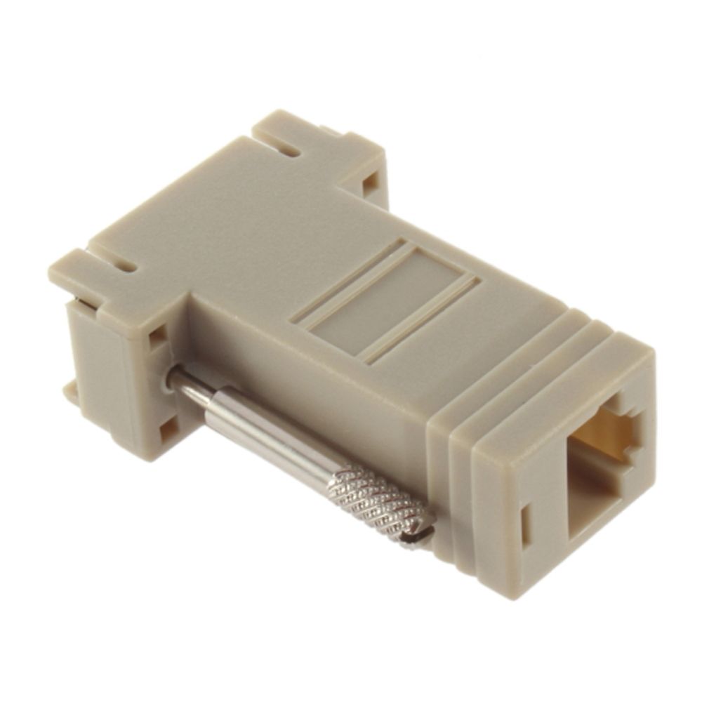 VGA Extender Male to LAN RJ45 CAT5 Cat6 Network Cable Female Adapter Kit Dr