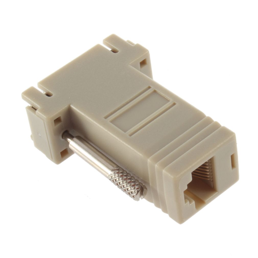 VGA Extender Male to LAN CAT5 Cat5e Cat6 RJ45 Network Cable Female Adapter