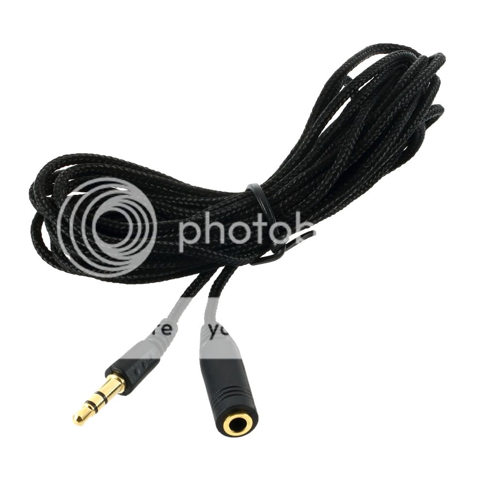 3M 10ft 3.5 mm femelle vers mâle FM casque stéréo câble Audio rallonge