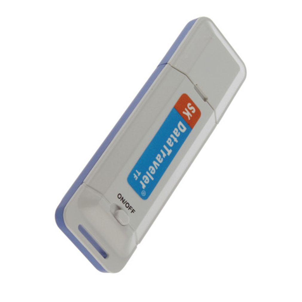 U Disk Digital Audio Voice Recorder Pen USB Flash Drive TF Card Slot Card Reader