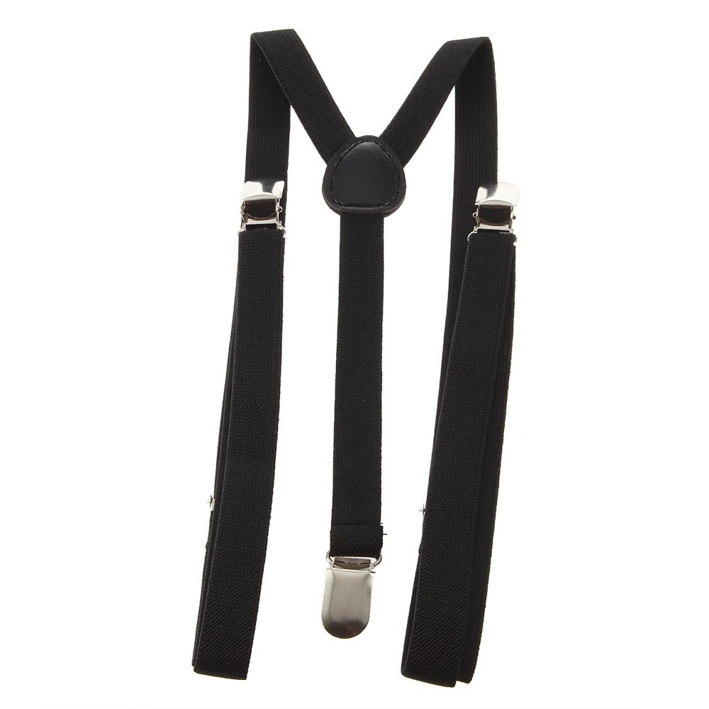 Mens Womens Clip-on Adjustable Elastic Pants Y-back Suspender Braces ...