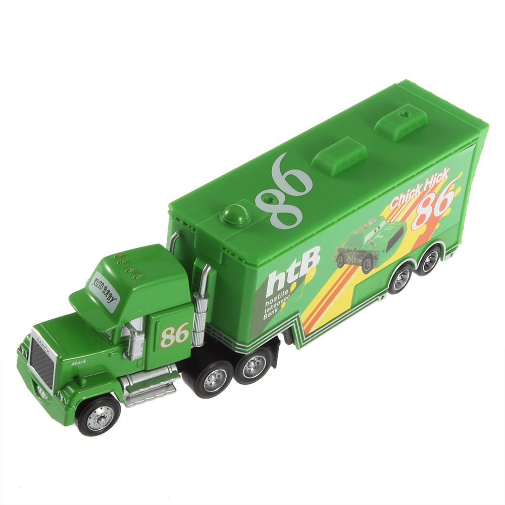 Pixar Cars Hauler - Chick Hicks # 86- Die cast Race car & Pitty - New ...