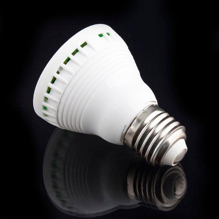 5W E27 50 LED Screw Bulb Cold White Light Lamp Lighting Saving 220V