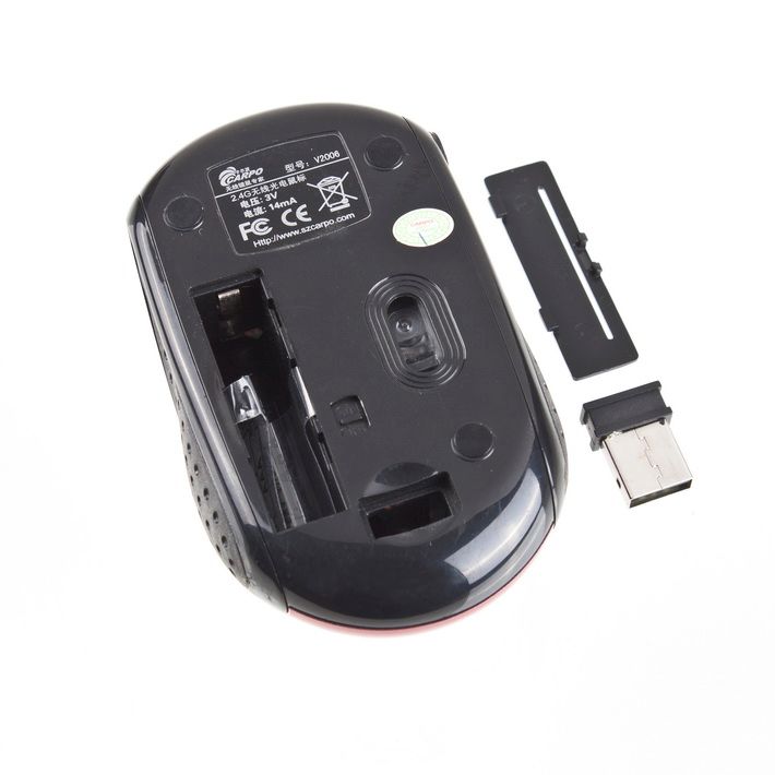 2012 Latest Crystal Fashion 2.4G Wireless Optical Mouse For Computer 