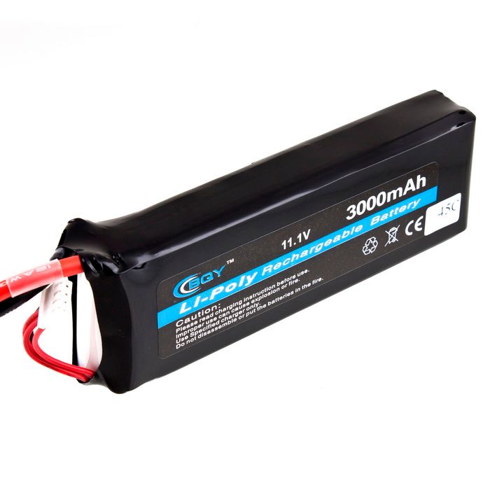 Lipo Akku 11.1V 3S 11,1V 3000MAH 45C/25C Batterie battery For RC