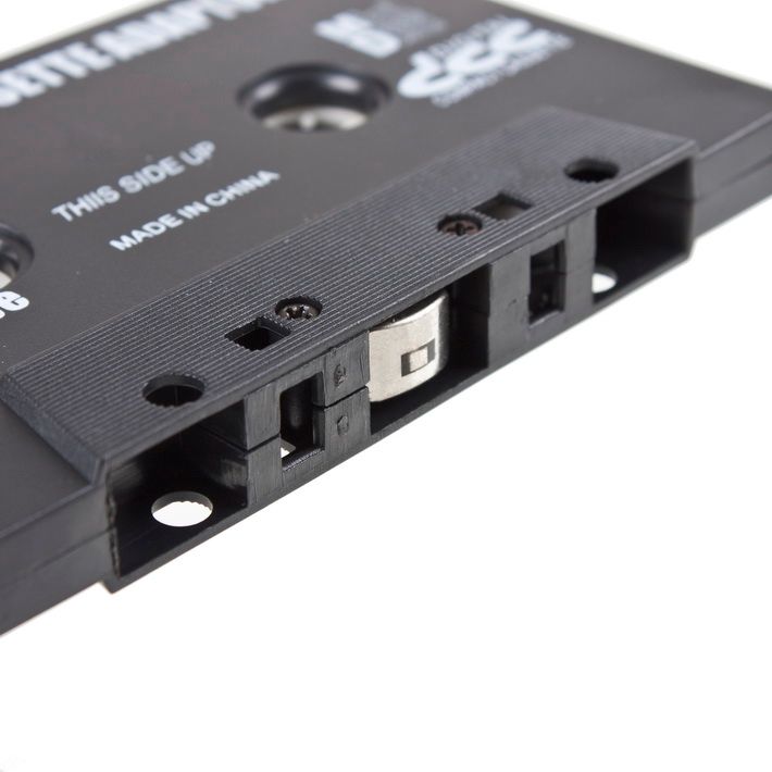 Car Cassette Tape Adapter for iPod Nano CD MD  Converter Deck iPhone Black