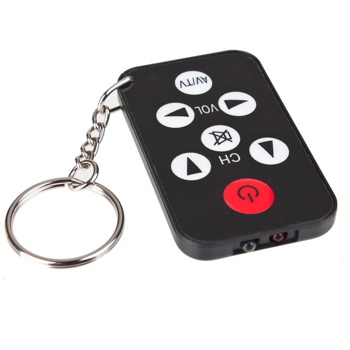 The Universal Remote Control is so small that you can easily fit it in