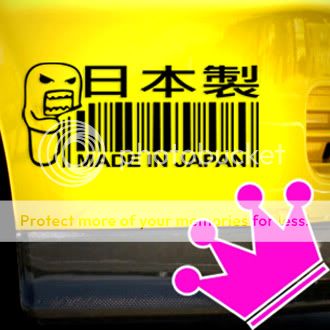 JDM Made In Japan Domo kun Auto AUFKLEBER Sticker