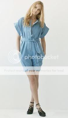 susien chong LOVER denim playsuit 10 NEW rrp$376  